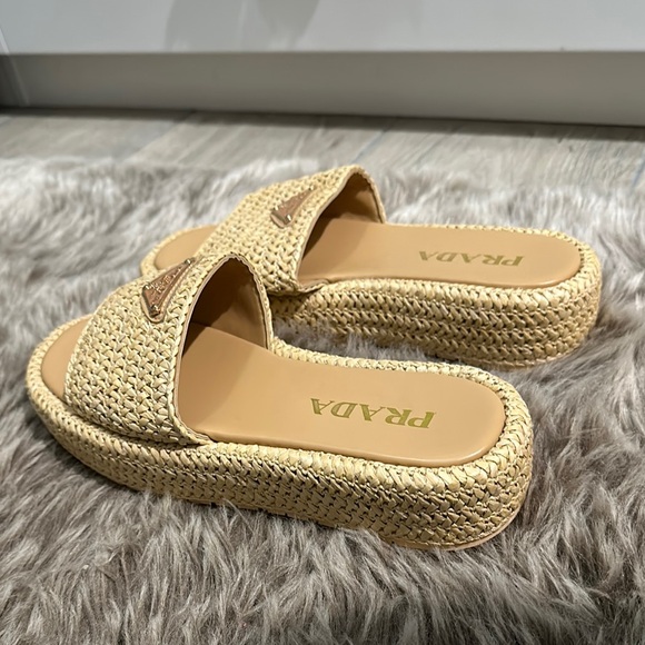 Prada Cream Sandals - Picture 2 of 2